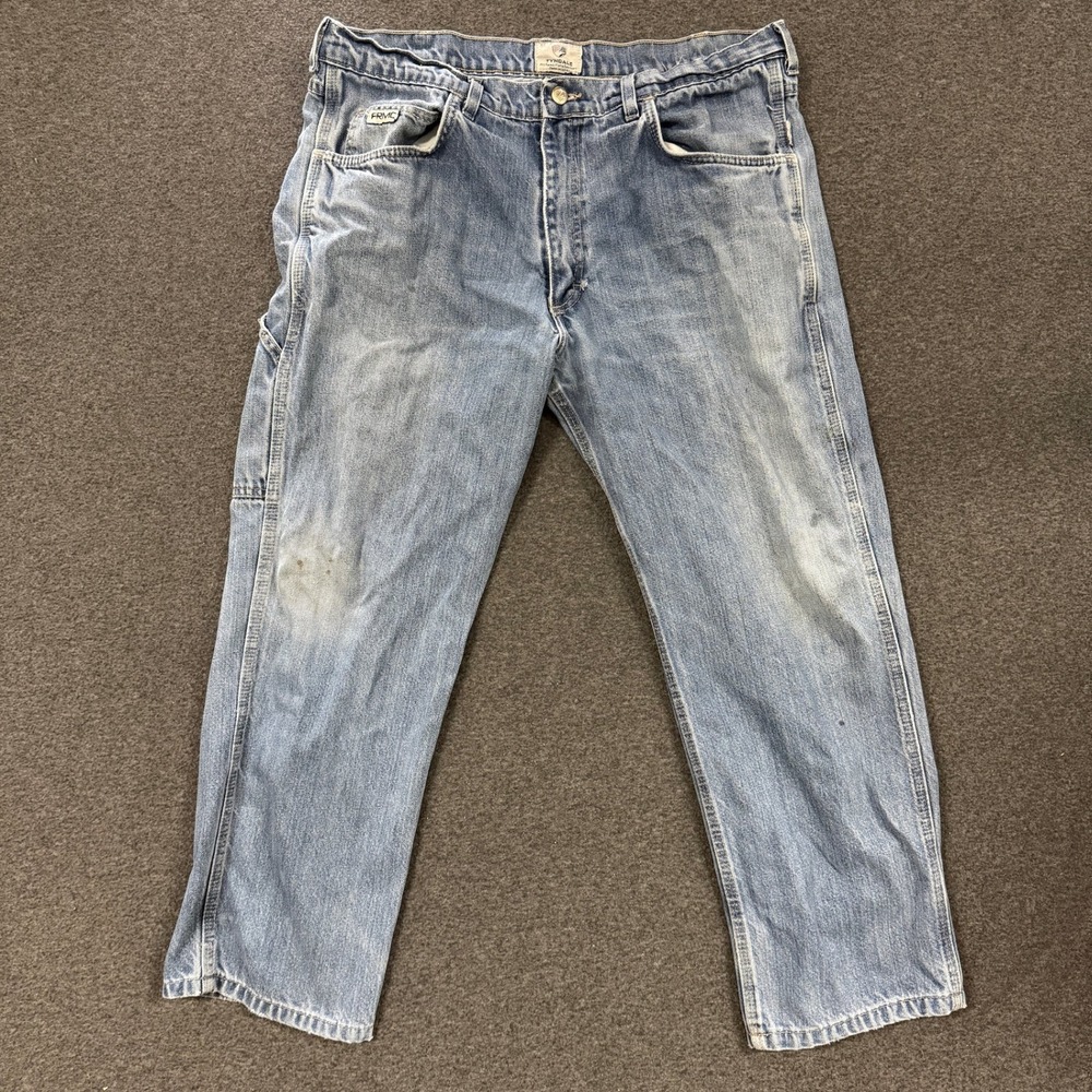 Modern Tyndale Carpenter Jeans Mens W38 L32 Blue Good FRMC Flame Resistant USA